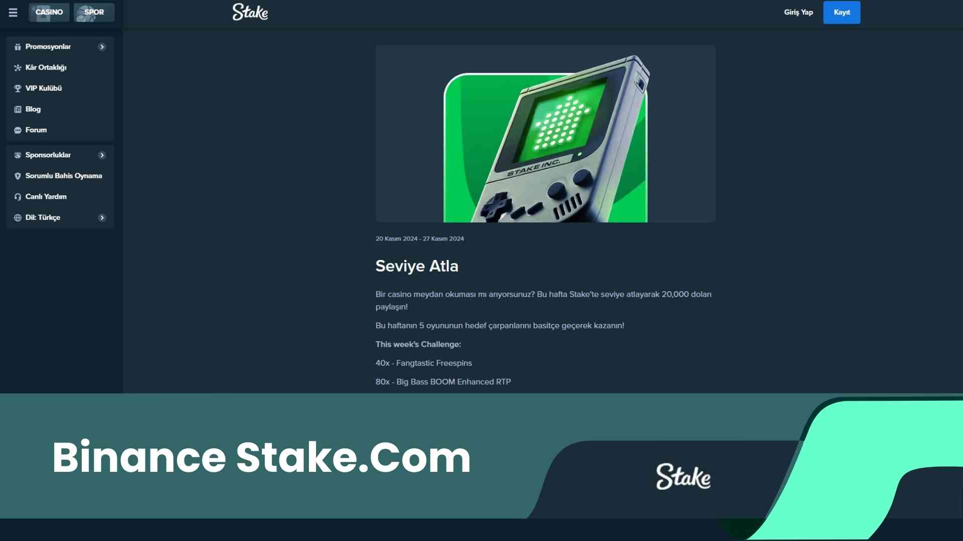 Binance Stake.Com