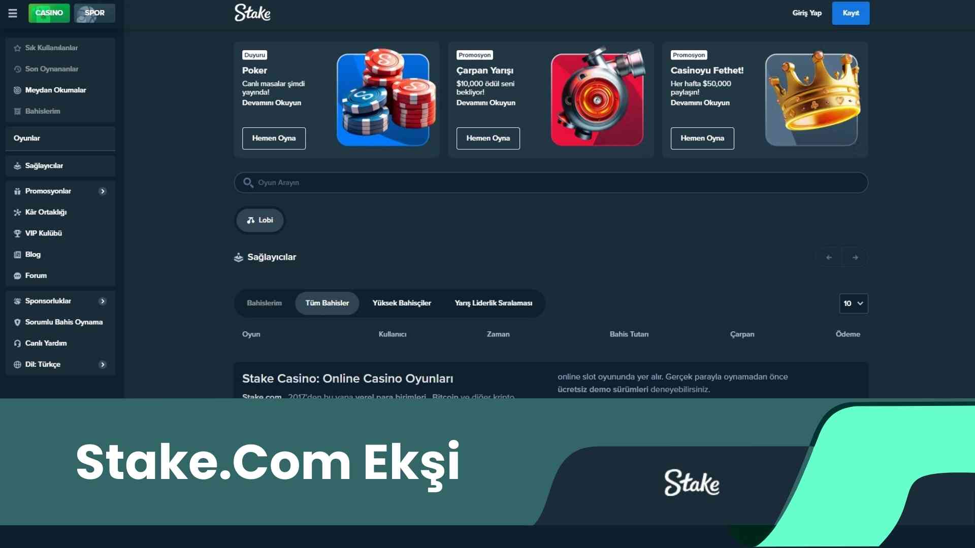 Stake.Com Ekşi