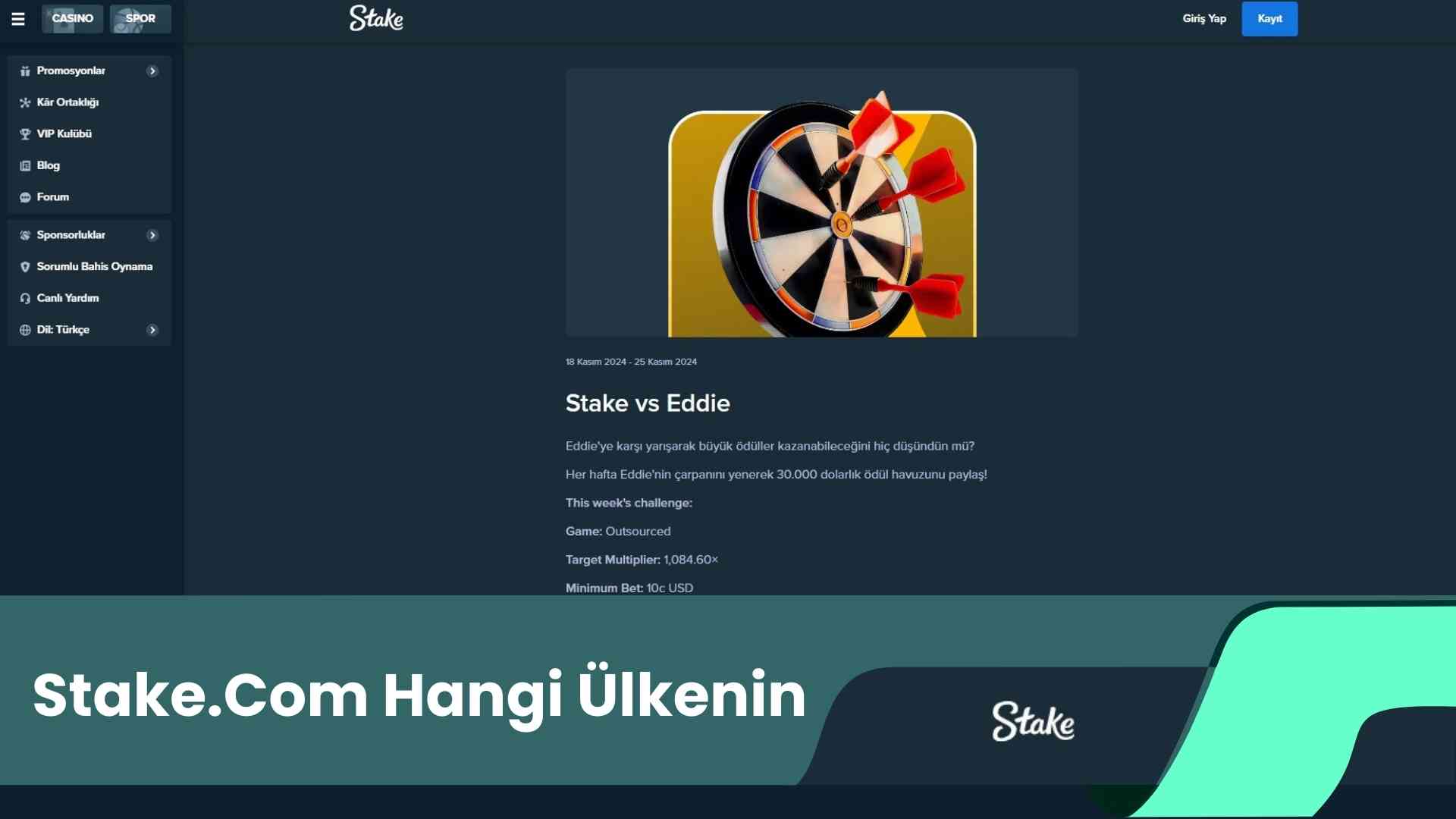 Stake.Com Hangi Ülkenin