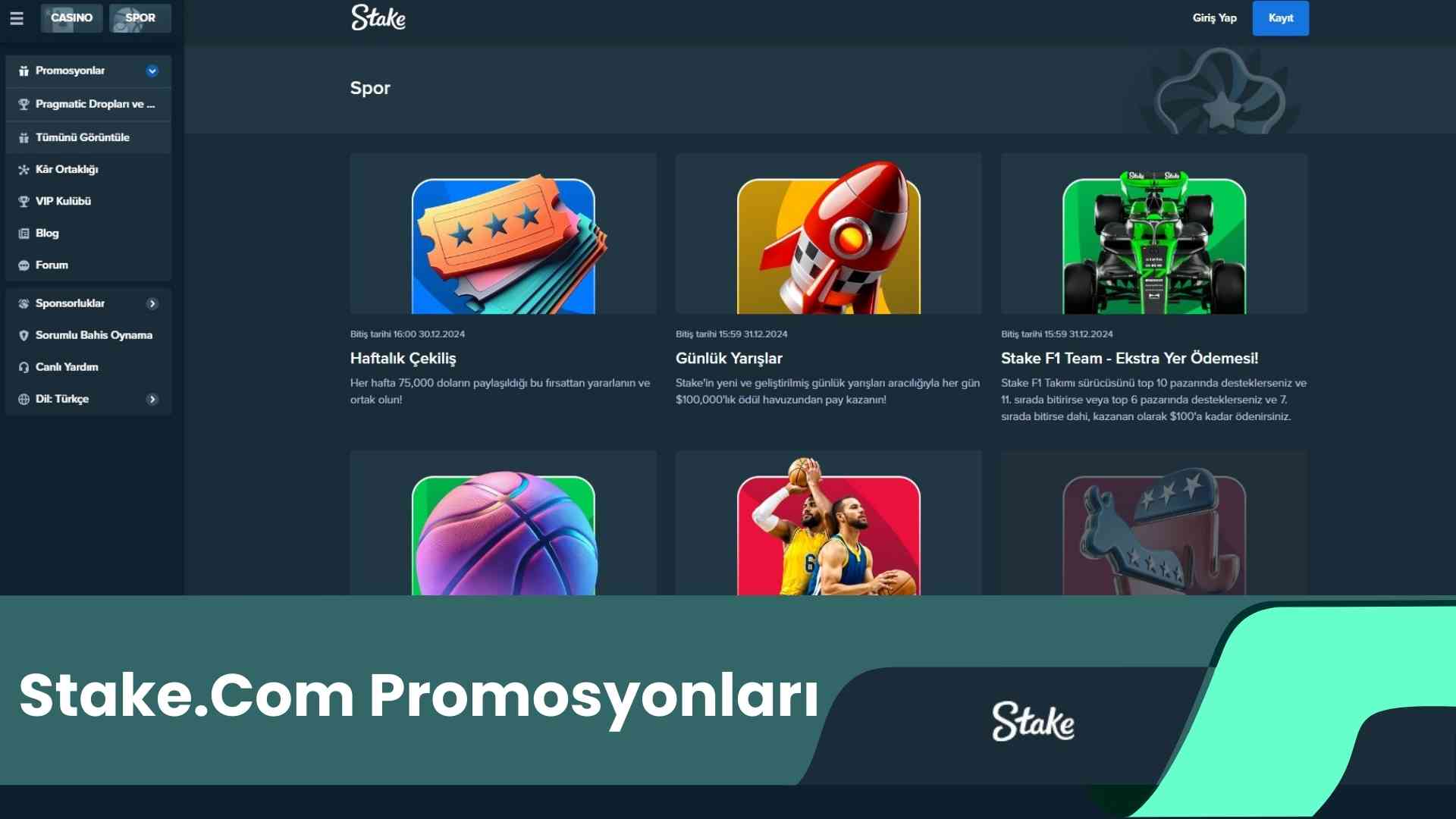 Stake.Com Promosyonları
