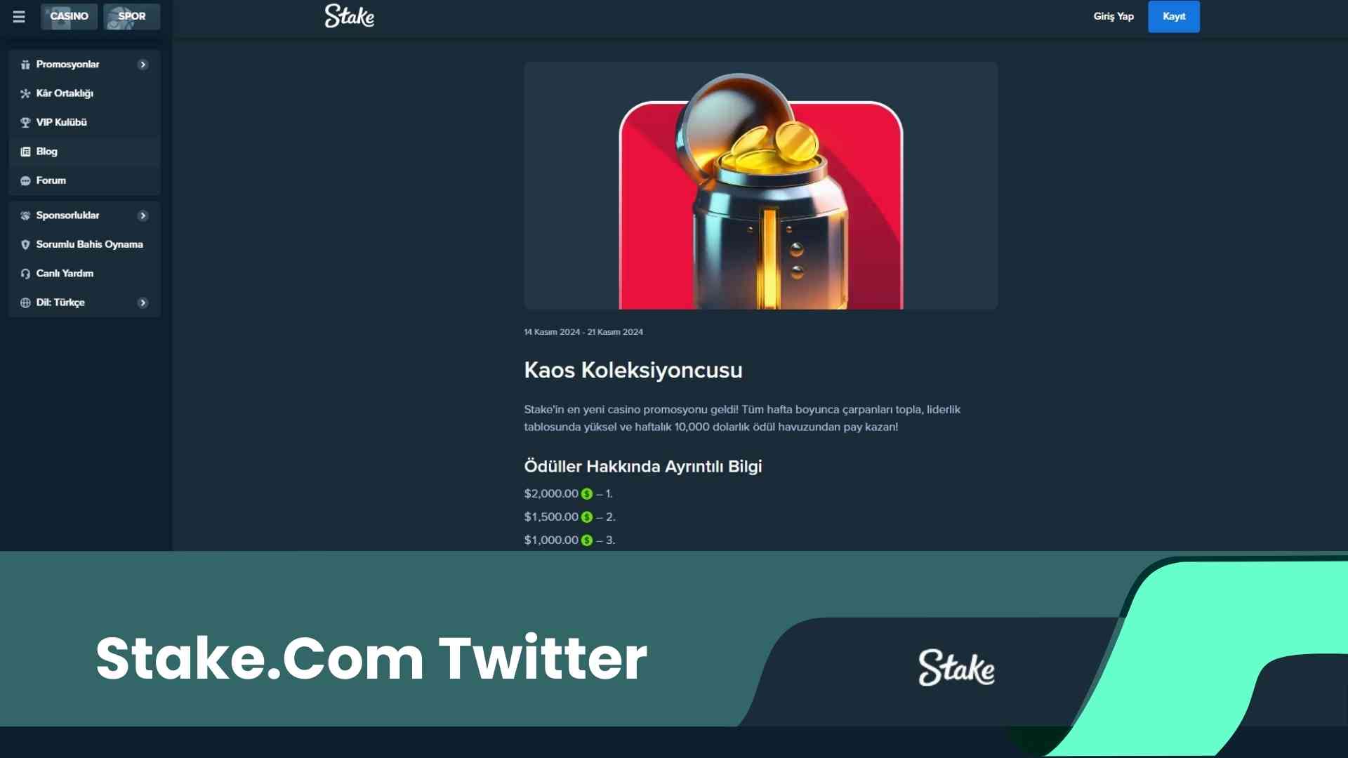 Stake.Com Twitter