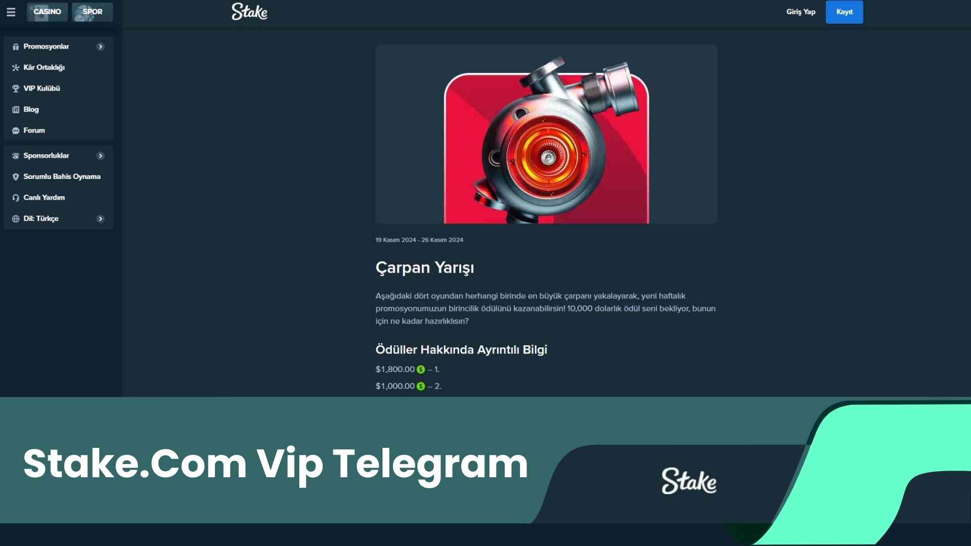 Stake.Com Vip Telegram