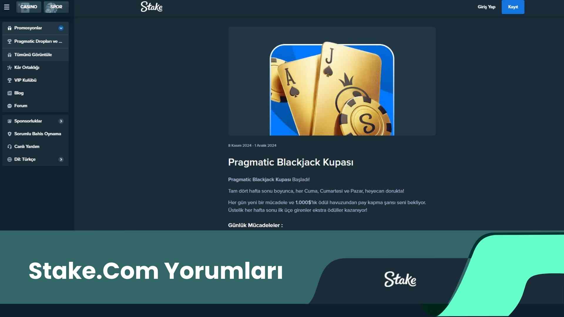 Stake.Com Yorumları