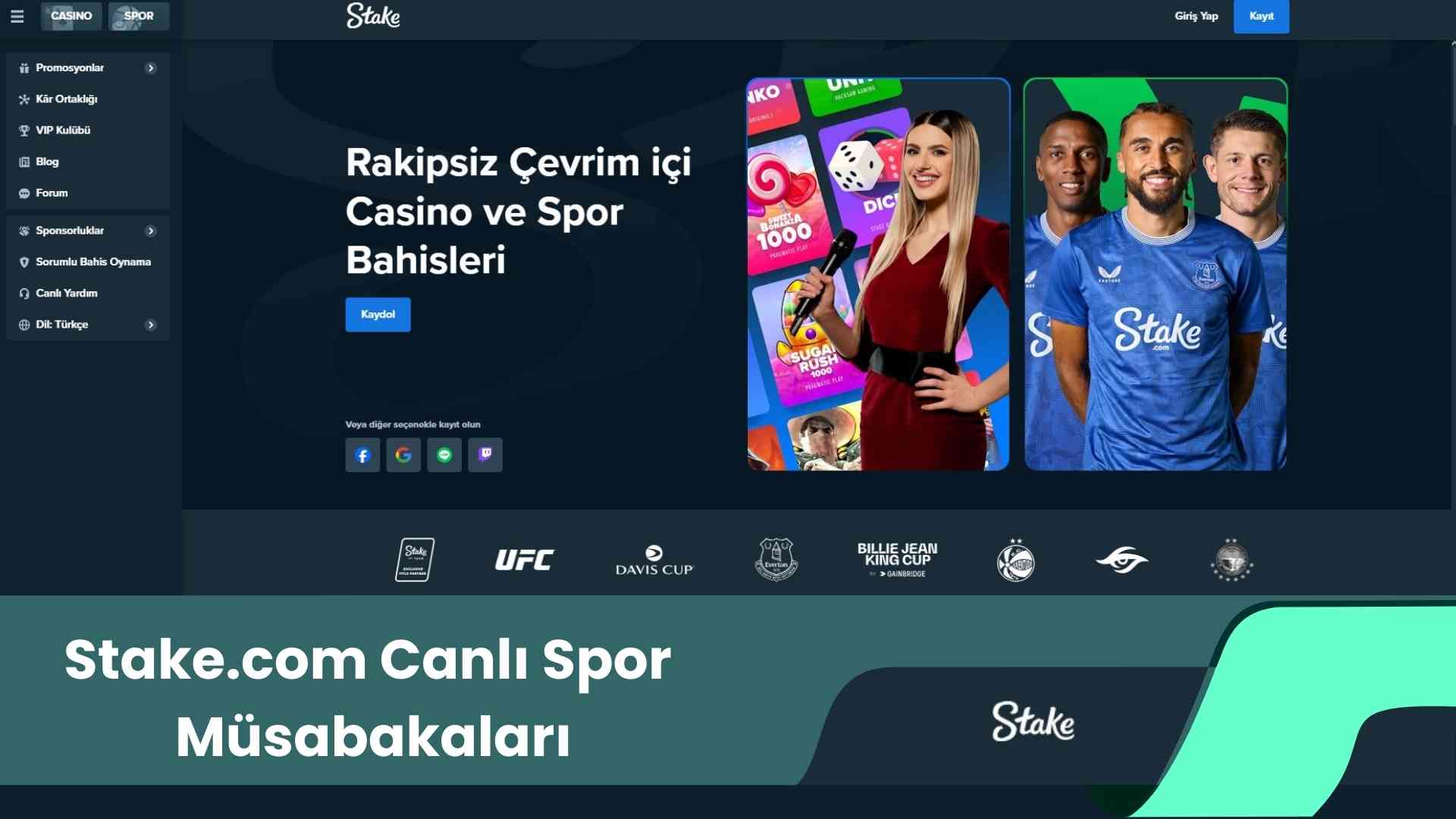 Stake.Com Canlı Spor Müsabakaları