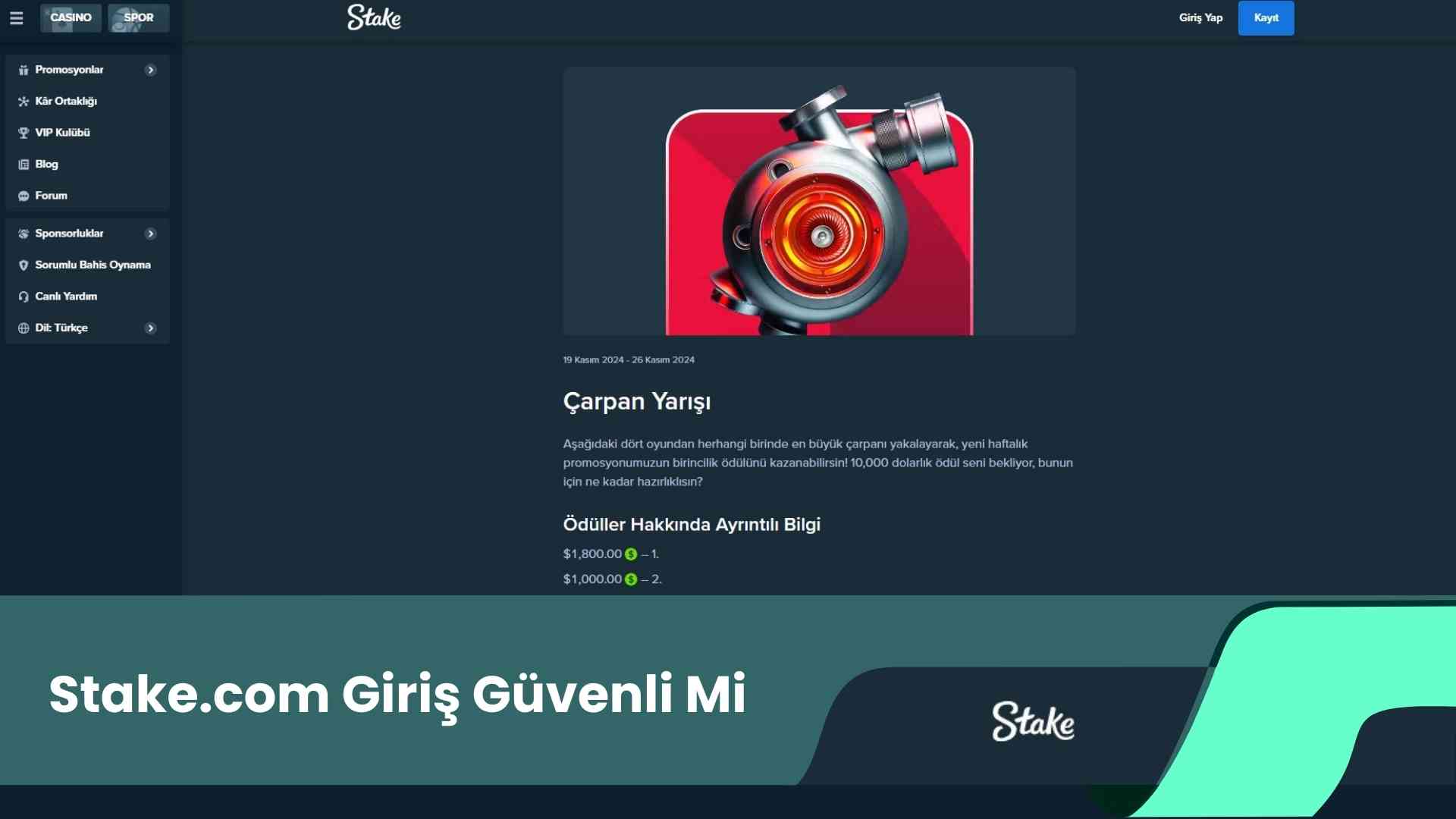 Stake.com Giriş Güvenli Mi