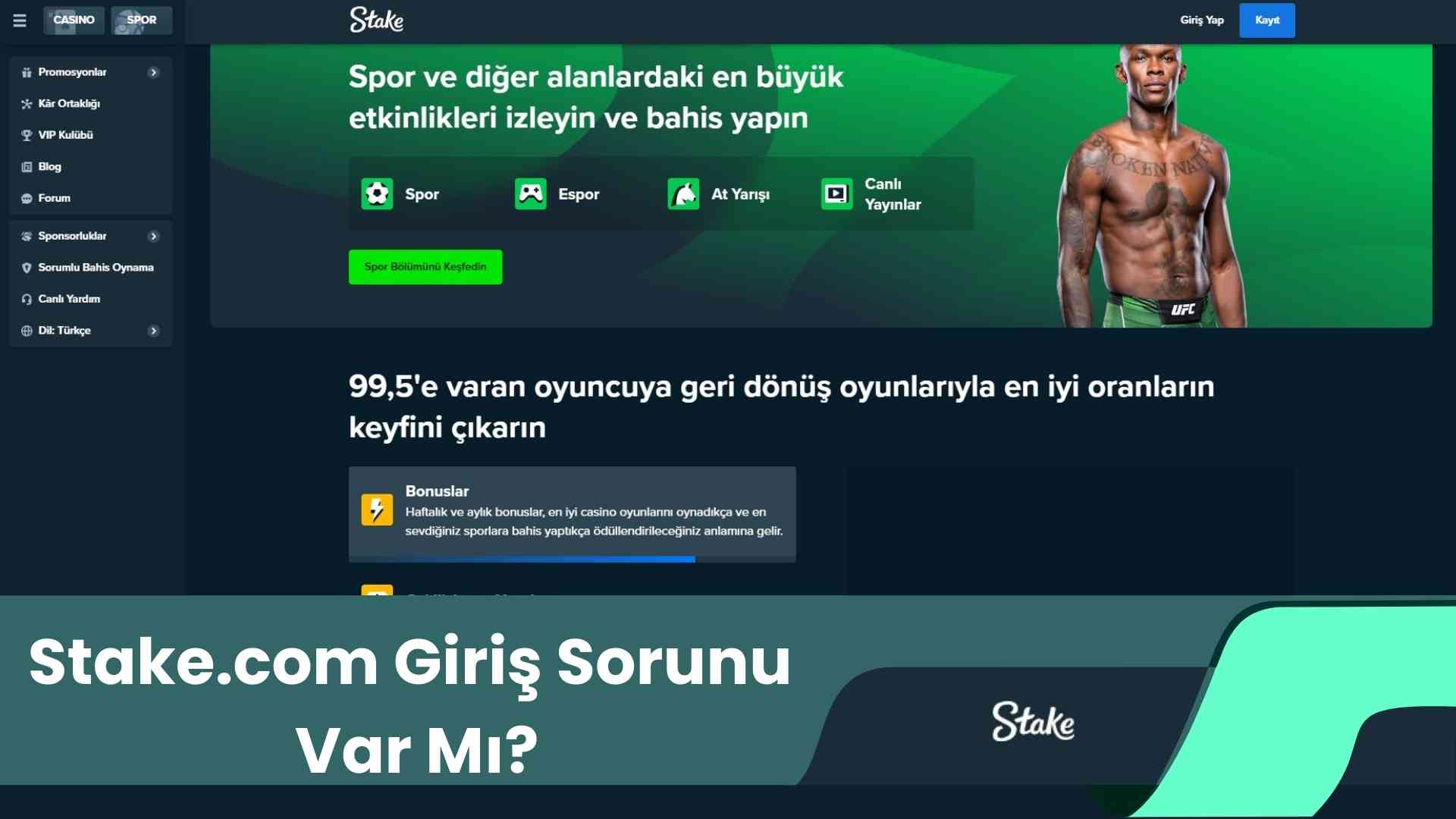 Stake.com Giriş Sorunu Var Mı