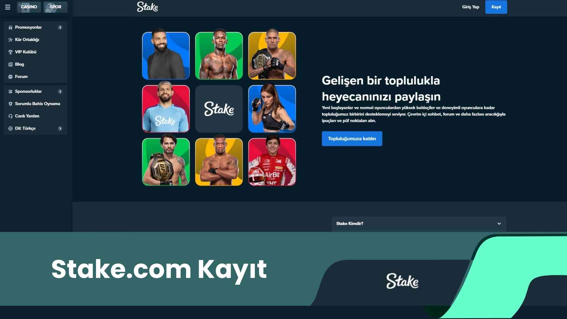 Stake.Com Kayıt