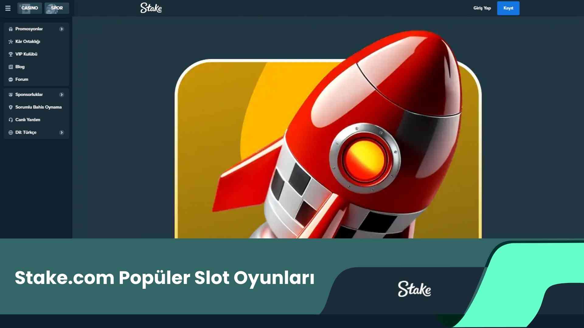 Stake.Com Popüler Slot Oyunları