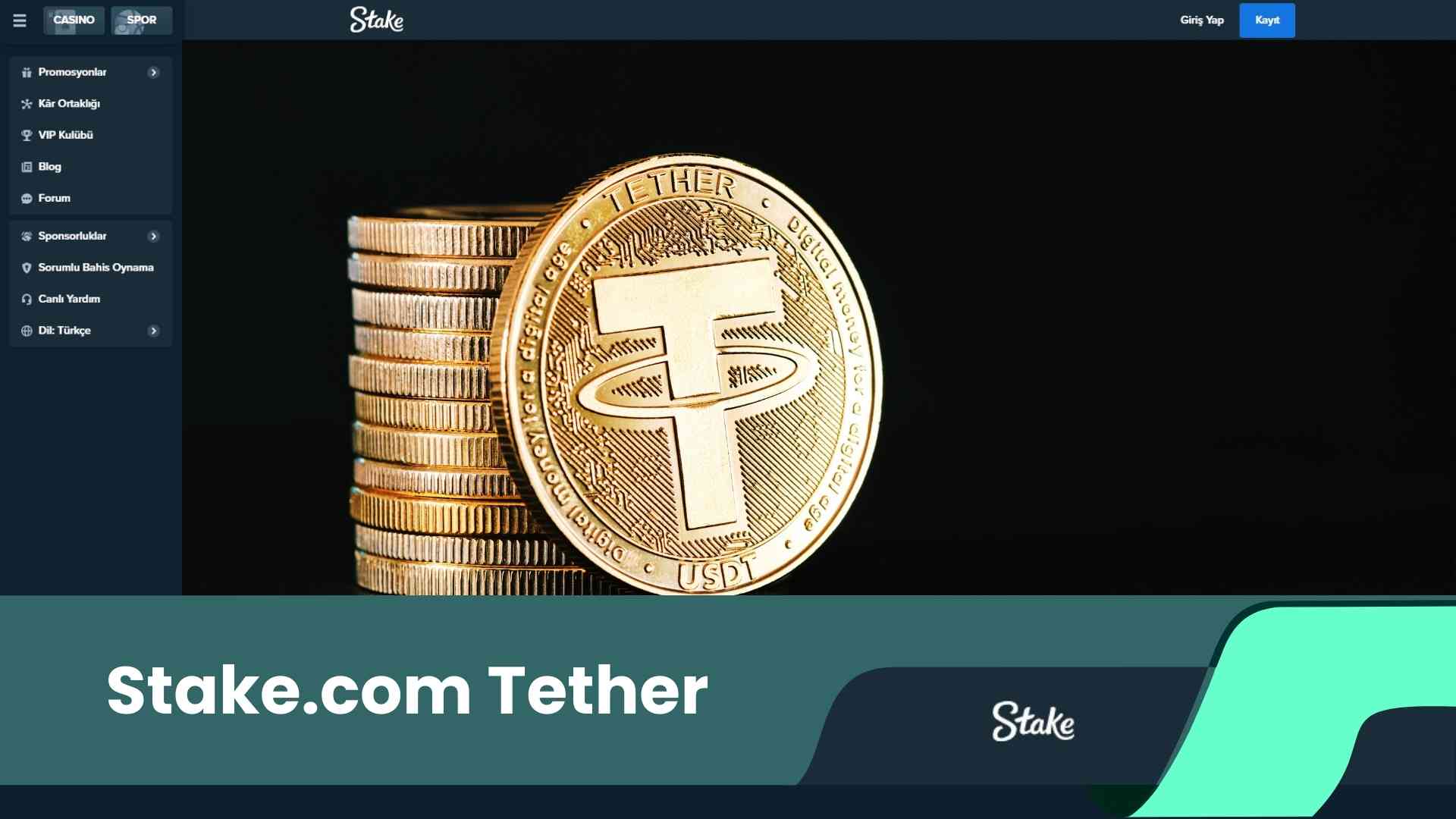 Stake.Com Tether